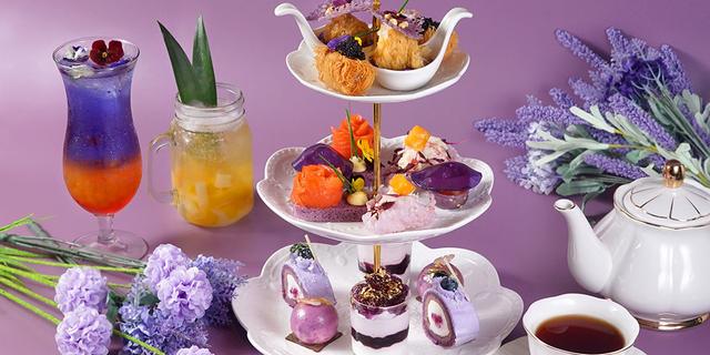 [For 2] “Lavender Reverie” Afternoon Tea Set for 2 [Service Charge ...
